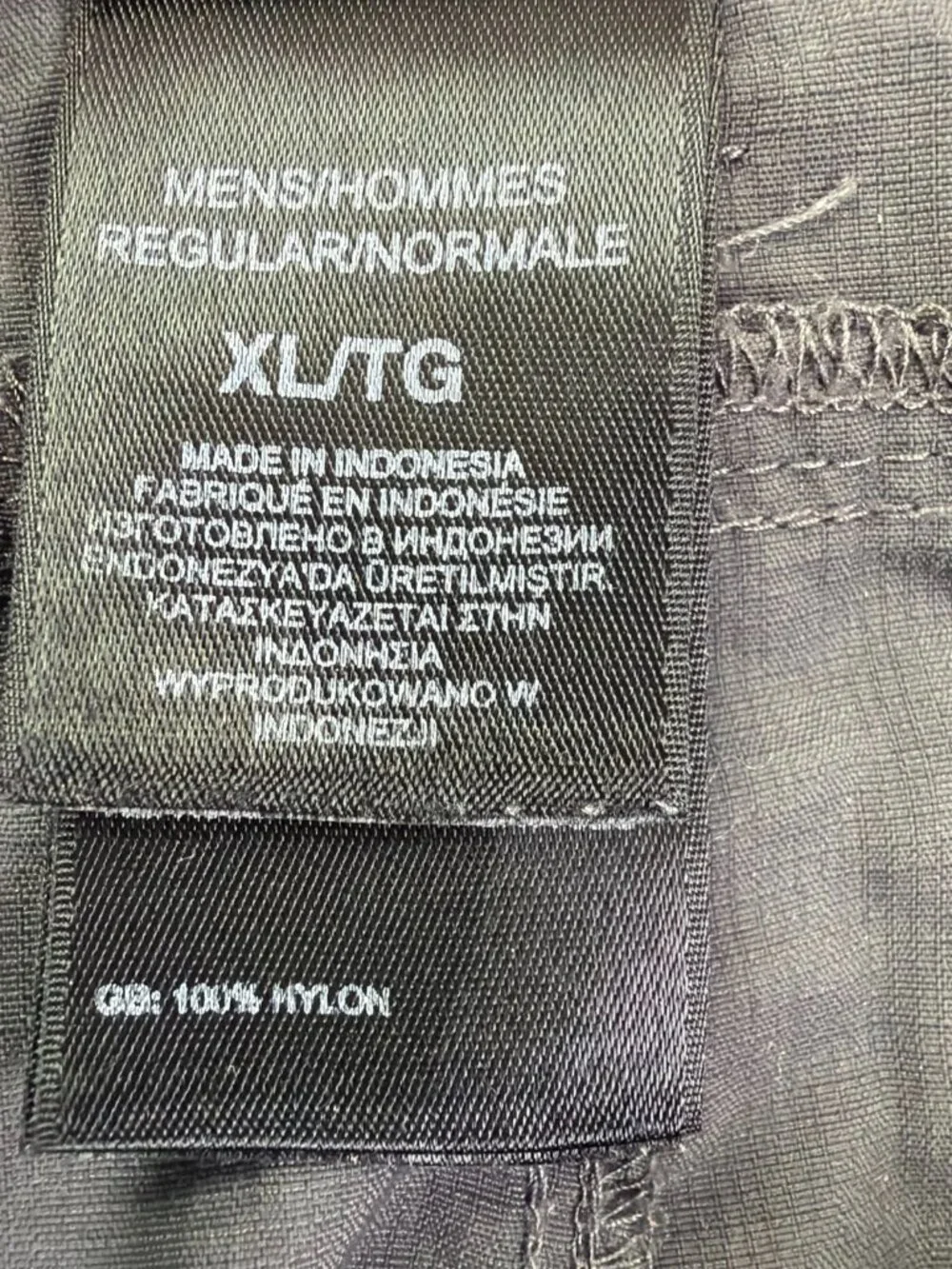 The North Face Pants Mens XL Gray Ripstop Nylon Hiking Outdoor Cargo Camping
